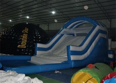 Havuz EN14960 ile 0.55mm PVC Mavi Mini Çocuk Ticari Şişme Slide