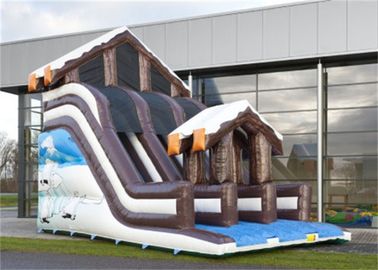 Tam Baskı Ticari Şişme Slide, Ev Tasarımı ile Cazip Şişme Oyun Alanı Slide