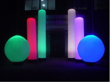 Renkli Kutlama Şişme LED Fener / Etkinlik Kutlaması için Aydınlatma