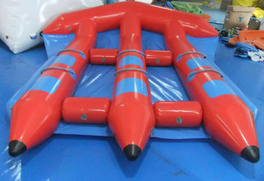 Komik Kırmızı Şişme Su Oyuncaklar, Su Sporları Oyunu için PVC InflatableFlyfish