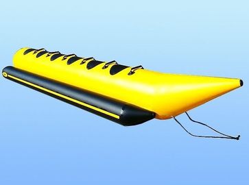 CE / UL Blower ile Eğlence Parkı 6 Kişi Şişme Su Banana Boat