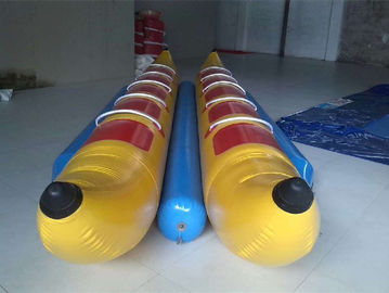 10 Koltuk Şişme Oyuncak Botu, Çift tripple dikiş Şişme Banana Boat