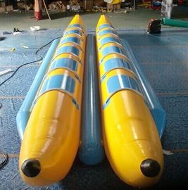 CE / UL Şişme Su Oyuncaklar, 12 Koltuklu Çekilebilir Tekne