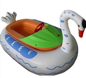 Komik Havuz Şişme Oyuncak Botu, Hayvan Şişme Su Tampon Tekneleri