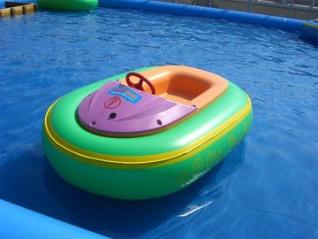 Mini 0.9mm PVC Yüzme Havuzu Oyuncak Şişme Motorlu Tampon Tekne