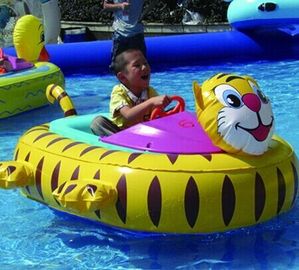 Çocuklar için şişme oyuncak tekneler, kaplan şişme motorlu tampon tekne