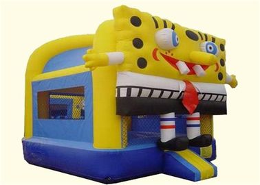 Çocuklar İçin Güvenli Ticari Sevimli Spongebob Şişme Bouncer House