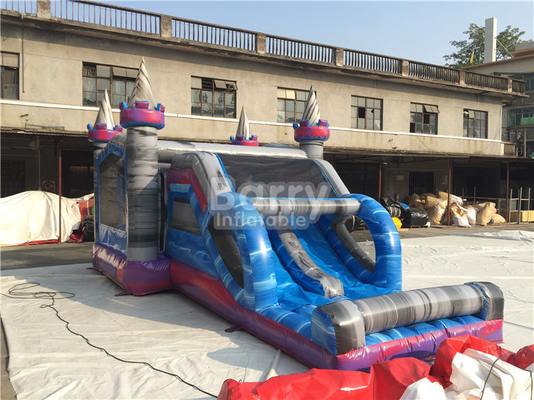 Çocuk Top Havuzu İçin Kapalı Şişme Bouncer Castle Slide Combo