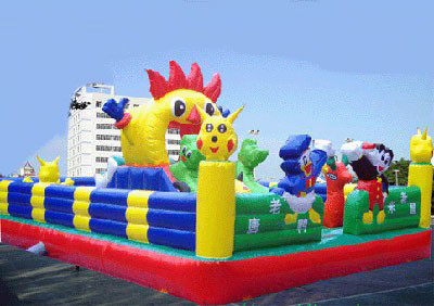 OEM Çocuk Şişme Bouncer Castle Bouncy House Çift Dikiş