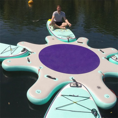 Eğlence Sporları Şişme Su Sup Dock Yoga Sörf Tahtası Platformu