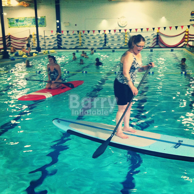 Kolay Kontrol Şişme Sup Board Ayakta Kürek Sörf Suyu Oyun Ekipmanları