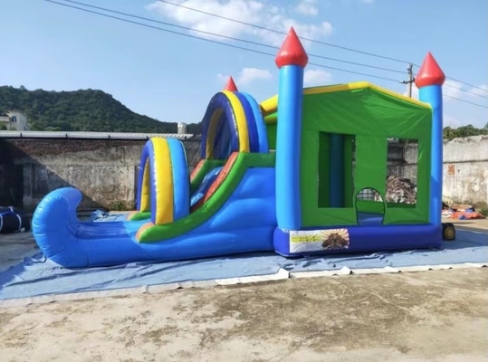 Plato 1000D Şişme Combo Slide Bouncy Castle Jumper Park