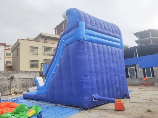 Eğlence Parkı Şişme Su Kaydırağı Blow Up Bouncy Slide
