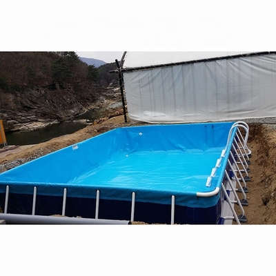 Açık Su Geçirmezlik İçin Profesyonel Çelik Çerçeve Yüzme Havuzu