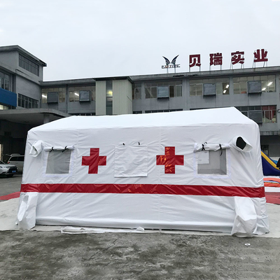 Barınak için Hava Sıkı Tente Şişme Tıbbi Askeri Çadır