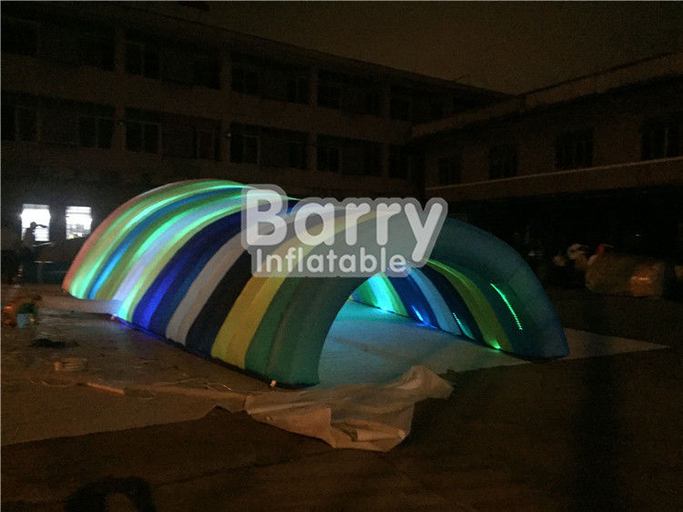Olay İçin Suya Dayanıklı Beyaz Şişme Çadır, Özelleştirilmiş LED Tünel Çadırı