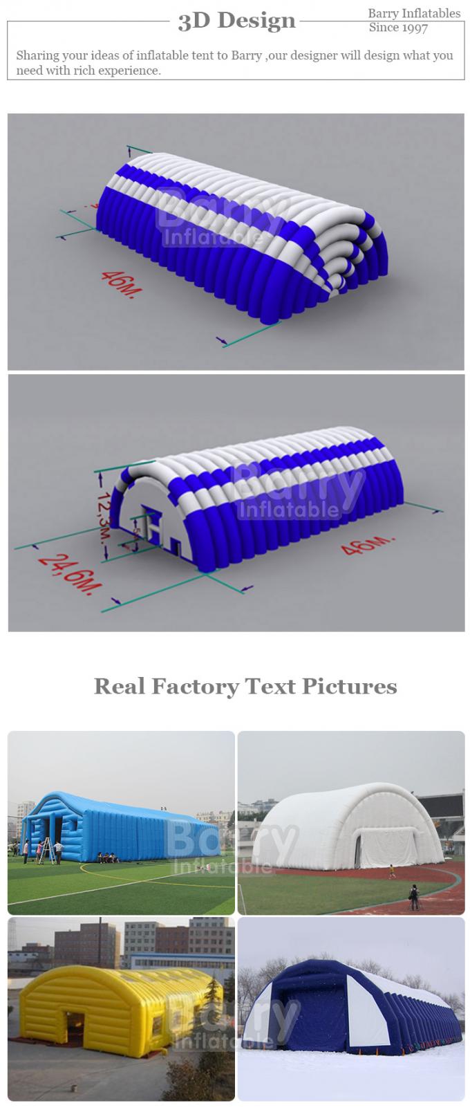 Açık Etkinlik Sahne Örtüsü Şişme Çadır Suya Dayanıklı 2