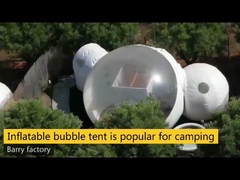1.0mm PVC Malzeme Şişme Balon Çadır Açık Hava Kubbesi 3m Çap