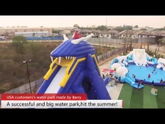 Büyük şişme su parkı satılıyor.