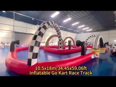 Özel Ticari Şişirme Go Kart Yarış pistı Şişirme Bumper Araba Arenası