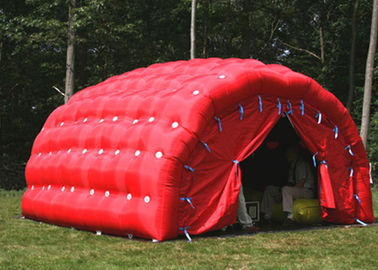 Kırmızı açık çadır, PVC Malzeme ile Araba İçin Dev Garge Şişme Çadır