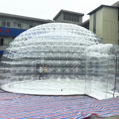 Pvc Tente Igloo Çadır Şişme Balon Köşkü Temizle Çadır