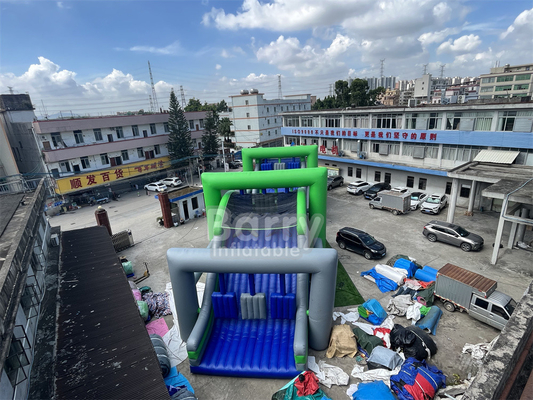 Ticari PVC Kaza Yolu Şişme Engelleme Yolu Yarışı Şişme 5k 2024 Hava üfleyicisi ve onarım kitleri ile