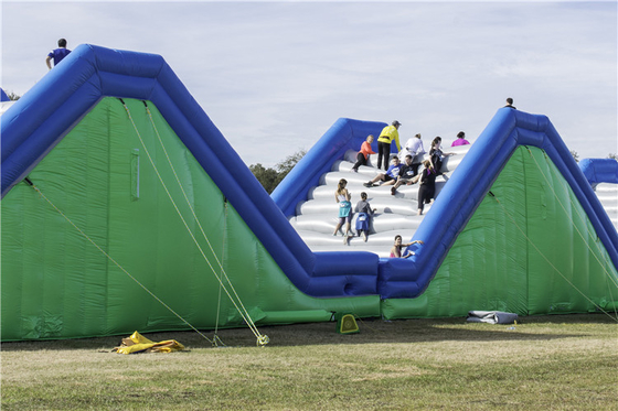 Özelleştirilebilir PVC 41x5.5x6m The Humps şişme 5k etkinlikleri Yetişkinler için rekabetçi oyun