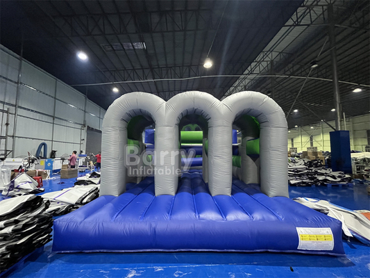 Yetişkin Spor Oyunları Özel Logo Şişelenmiş Şişelenmiş Engelleme Kursu Kombosu Dayanıklı PVC ile şişelenmiş 5k OEM / ODM