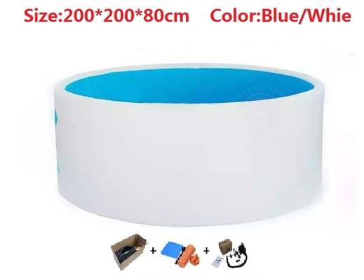 Yaz Bahçesi PVC Çocuklar Drop Stitch Yüzme Havuzu Büyük Yerden Yukarı Sıcak Tub Spa Dış Masaj Spa Havuzu