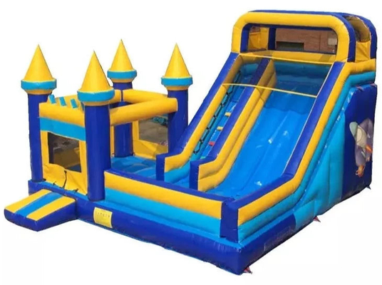 Commercial Bounce House With Slide Combo House Backyard Kids Party Inflatable Bouncer (Sürükleyici ile ticari sıçrama evi)