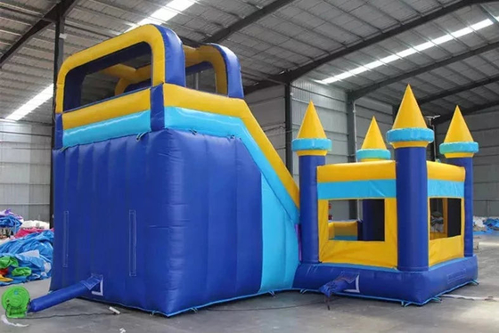 Commercial Bounce House With Slide Combo House Backyard Kids Party Inflatable Bouncer (Sürükleyici ile ticari sıçrama evi)
