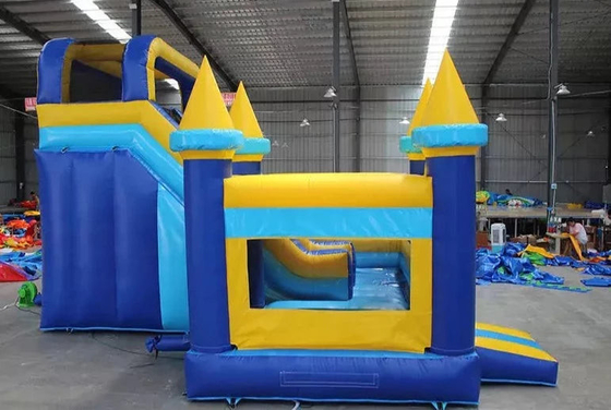 Commercial Bounce House With Slide Combo House Backyard Kids Party Inflatable Bouncer (Sürükleyici ile ticari sıçrama evi)