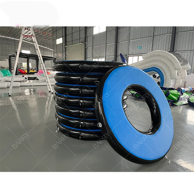 Drop Stitch Malzeme Hava Yolu Spor Salonu Kapalı Park Ekipmanı Hava Engelli Parkour Savaşçı Kursu Halkası