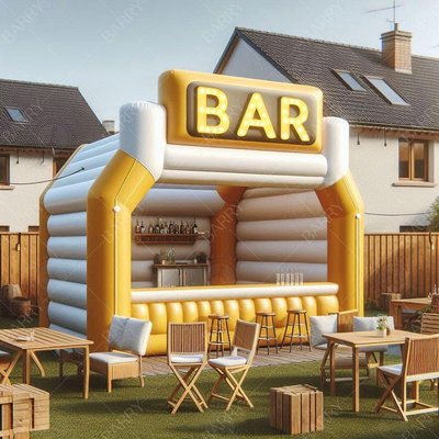 Şişme Yüzen Havuz Bar Yetişkinler İçin Şişme Su Havuzu Blow Up Bar Parti Etkinliği