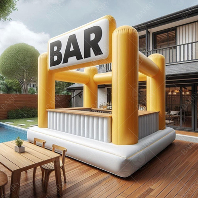 Şişme Yüzen Havuz Bar Yetişkinler İçin Şişme Su Havuzu Blow Up Bar Parti Etkinliği