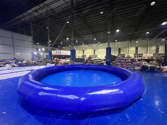 Yuvarlak Küçük Mavi Büyük Eğlenceli Yaz Çocuklar Paddle Boats için Şişme Havuz Su Topları