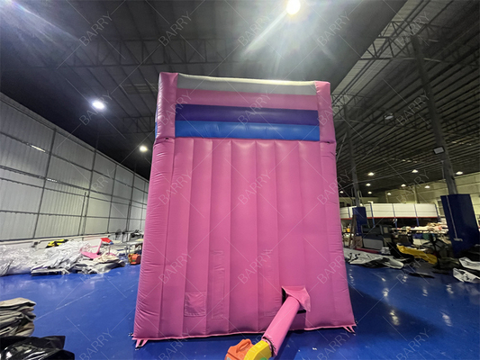 8.4x3.6x6m Özel Jumper Atlayan Çocuklar Pembe Prenses Parti İçin Şişme Su Kaydırmaları