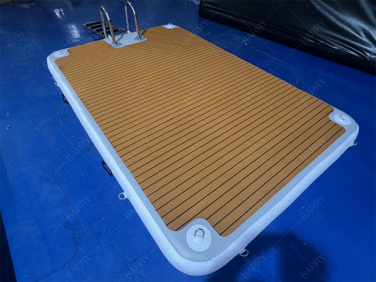 Paslanmaz Çelik Merdivenler 3x2x0.2m Şişme Jet Ski Doku Tekne Parkı için Pontoon