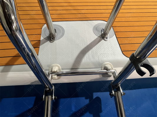 Paslanmaz Çelik Merdivenler 3x2x0.2m Şişme Jet Ski Doku Tekne Parkı için Pontoon