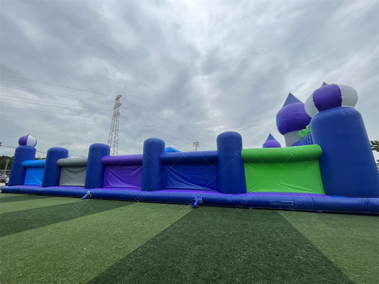 30x30m Büyük sıçrama eğlence parkı şişme tema parkı sıçrama evi oyun alanı oyunu