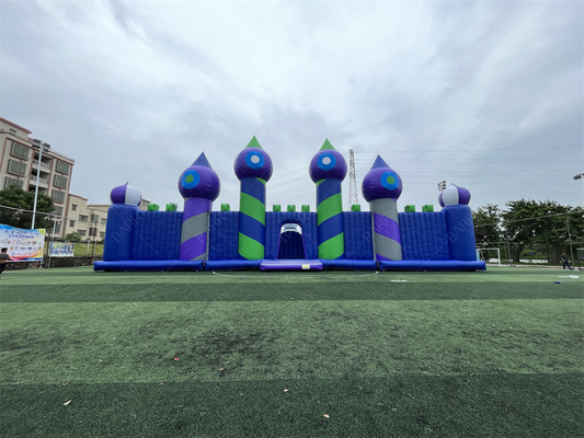 30x30m Büyük sıçrama eğlence parkı şişme tema parkı sıçrama evi oyun alanı oyunu