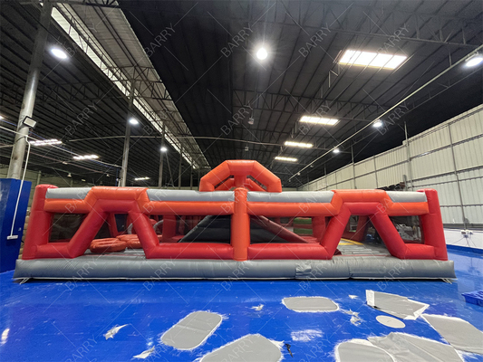 Kırmızı Trampolin Parkı Eğlence Şehri Şişme Tema Parkı Eğlence Parkı Büyük Yetişkin Şişme Atlama Evleri Çocuklar İçin Satılıyor