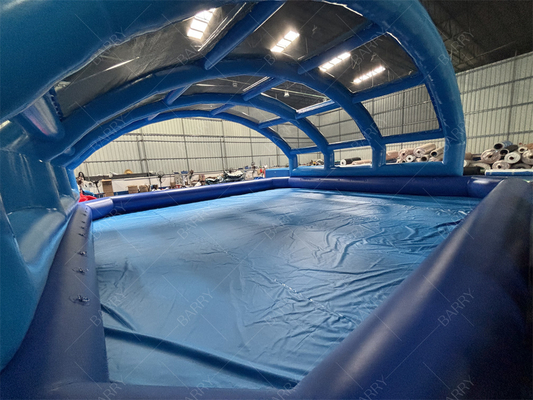 Su Geçirmez Şişme Havuz Örtüsü PVC Kubbe Çatı Çadırı Arka Bahçe Parti Etkinlikleri İçin