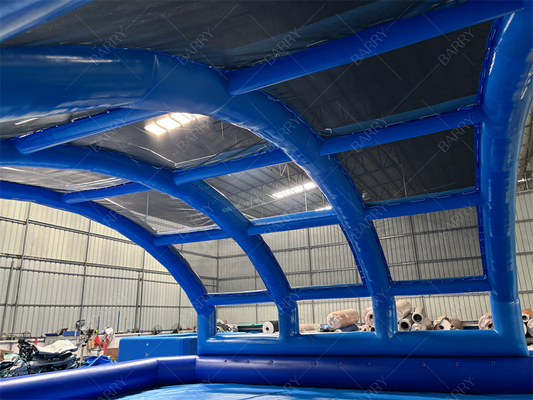 Su Geçirmez Şişme Havuz Örtüsü PVC Kubbe Çatı Çadırı Arka Bahçe Parti Etkinlikleri İçin