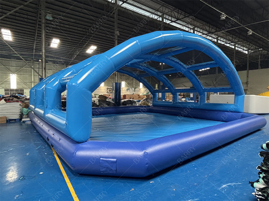 Su Geçirmez Şişme Havuz Örtüsü PVC Kubbe Çatı Çadırı Arka Bahçe Parti Etkinlikleri İçin