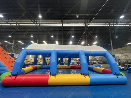 10x8x3.5ft PVC kapaklı çocuklar için şişme yüzme havuzu