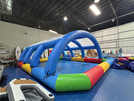 10x8x3.5ft PVC kapaklı çocuklar için şişme yüzme havuzu