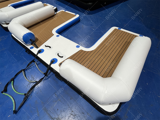 Tekne ve yoga için özelleştirilebilir şişme yüzen rıhtım