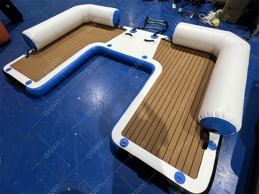 Tekne ve yoga için özelleştirilebilir şişme yüzen rıhtım